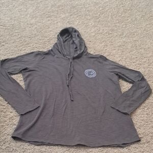 Vineyard Vines Womens Gray Long Sleeve Hoodie Sz Medium